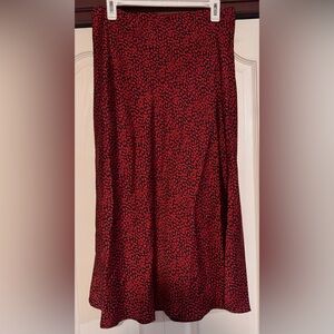 Stunning Satin Midi Skirt